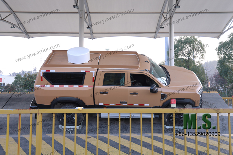 de gama alta euro-6 de doble horquilla independiente pick-up con suspensión lateral en pendiente prueba de capacidad de retención 4x4 chino de gama