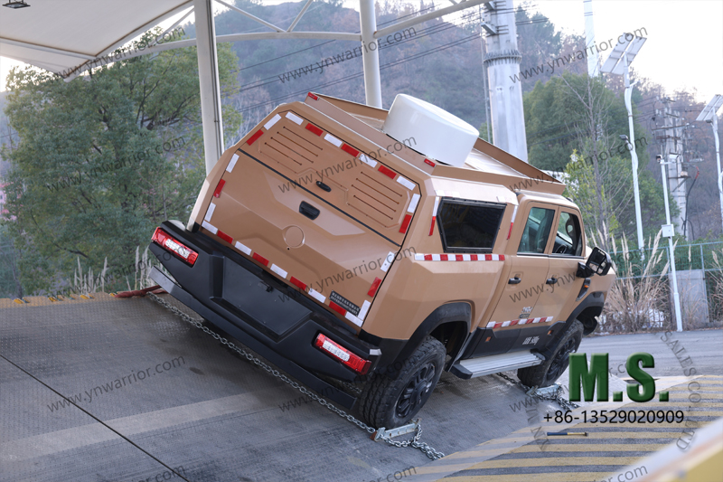 Chino 4x4 de alta gama euro-6 doble Pick-up con suspensión independiente de horquilla prueba de capacidad de subida de pendientes 4x4 chino