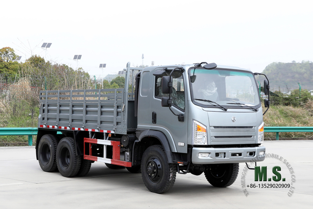 6*6 Dongfeng Vehículo Camioneta ligera_2.5T EQ2082 Camión de cabeza plana mejorado_ Camión pequeño 6WD Vehículo especial de exportación de neumáticos para carretera