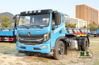 Dongfeng Tractor de remolque 4*2 en venta_Camión volquete Tractor Coach_Semirremolque Camión remolque ligero de 3 ejes para exámenes