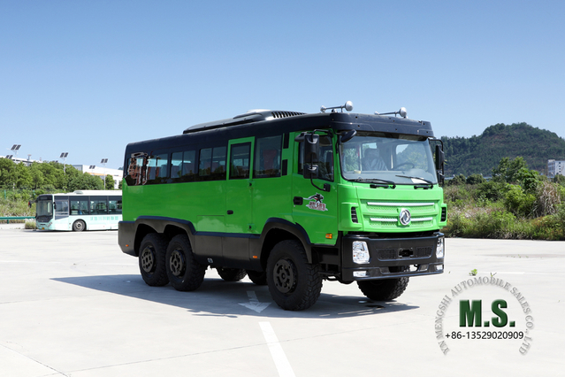 6X6 Dongfeng Autobús todoterreno de 8M_Autobús de rescate de 25 plazas y 210 CV_Autobús especial de exportación con seis unidades