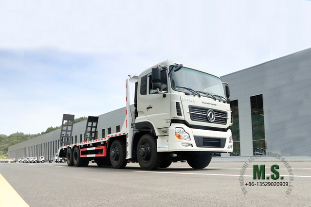 Dongfeng Vehículo de plataforma 8X4_Dongfeng Camión de plataforma de 10m _Fabricante de conversión de camión especial de exportación 30T