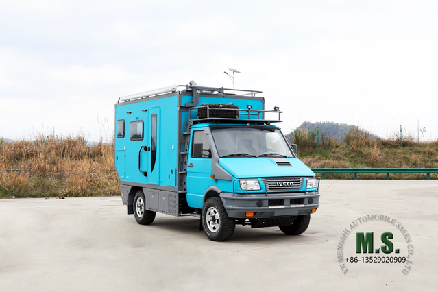 Iveco 4WD Off-road RV en venta_4 * 4 Caravana de turismo al aire libre Personalizada_Familia Caravana de cuatro unidades de una pieza Vehículo especial de exportación