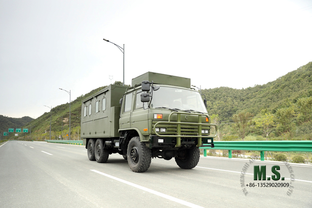 Dongfeng Camión con cabina de comando móvil de doble fila y seis unidades_EQ2102 Furgoneta con herramienta de rescate_6*6 Conversión de furgoneta caravana Exportación de vehículo especial