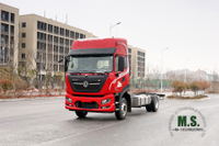 Dongfeng Chasis de camión todoterreno 4*2_290 hp Cabeza plana Techo alto Cabina de dormitorio doble Camión de carga Conversión de chasis Fabricante _Exportación Chasis de vehículos para fines especiales