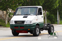 Chasis todoterreno pequeño Iveco Chasis multifuncional de cabeza corta de cuatro unidades Chasis de vehículo especial de exportación