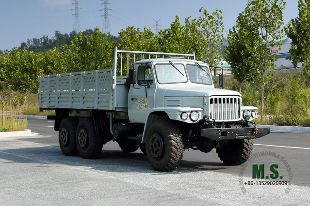 190 hp 6 × 6 EQ2100 Dongfeng Camión_Camión todoterreno con tracción en seis ruedas Una hilera Doble vidrio Cabeza puntiaguda_AWD Vehículo de exportación para fines especiales