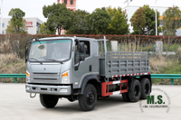 6*6 Dongfeng Vehículo Camioneta ligera_2.5T EQ2082 Camión de cabeza plana mejorado_ Camión pequeño 6WD Vehículo especial de exportación de neumáticos para carretera