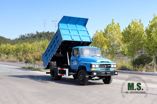 Dongfeng Camión volquete ligero de barra única 4 × 2_EQ3092 Camión volquete puntiagudo__Vehículo comercial de camión volquete especial de exportación