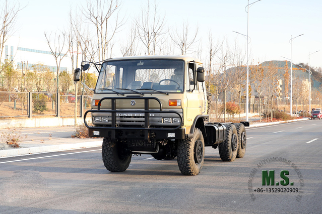 Dongfeng Camión todoterreno 6*6_ EQ2102 153 Flathead Row a Half Cab Diesel Vehicle Conversion Fabricante Truck_Six Wheel Drive Transporte Camión Exportación Vehículo especial