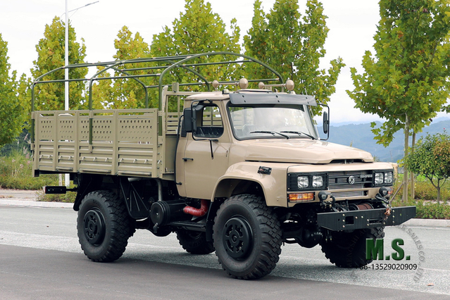 Dongfeng Camión todoterreno puntiagudo 4x4 con tracción total _ 4x4 Dongfeng Camión con cabina inclinada 240 _ Fabricantes de vehículos de exportación personalizados