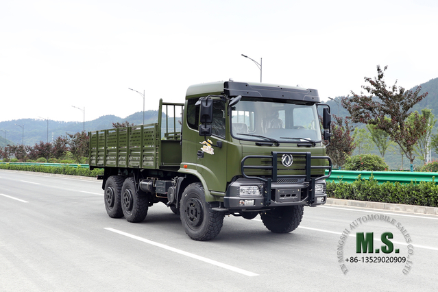 Camión especial todoterreno 6 × 6 Dongfeng 8T a la venta_Camión de exportación con cabina de una hilera y media con tracción en seis ruedas_Fabricante de vehículos de transporte de 260 hp