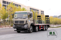 Dongfeng Camión de plataforma 30T_Dongfeng Vehículo de carga de plataforma 8X4_Vehículo especial de exportación de camión de 10 m