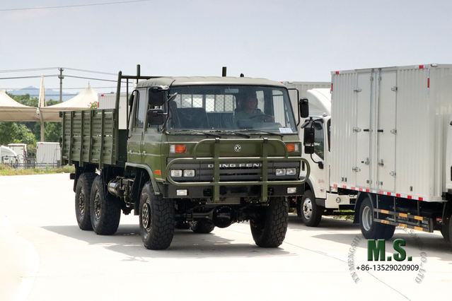 EQ2102 Dongfeng Camión todoterreno con tracción en seis ruedas_3.5T 153 Flathead Row a Half Cab Diesel Vehicle_6*6 Camión de transporte Exportación Vehículo para fines especiales