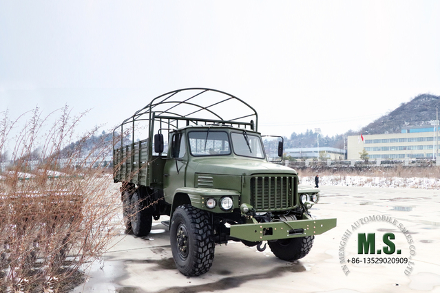 Dongfeng Camión todoterreno 6WD EQ2100_6*6 Vehículo todoterreno clásico de cabeza larga_245 Tip Diesel 3,5 T Vehículo especial de exportación para transporte de tropas