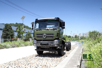 Dongfeng Chasis 6x6_ Tracción en seis ruedas 340HPCab Camión de carga todoterreno de servicio pesado Fabricante de conversión de chasis Exportación de chasis para vehículos de propósito especial