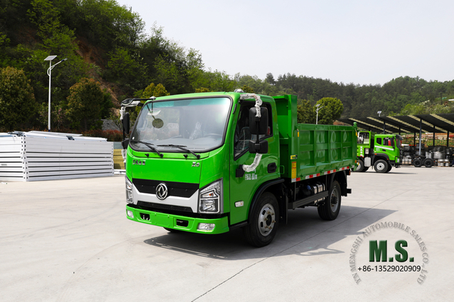 Dongfeng Camión volquete pequeño Yunlong 4*2_Dongfeng Camión minero EQ3040GP6_ Fabricante de vehículos volquete ligeros de exportación Euro 6 5T