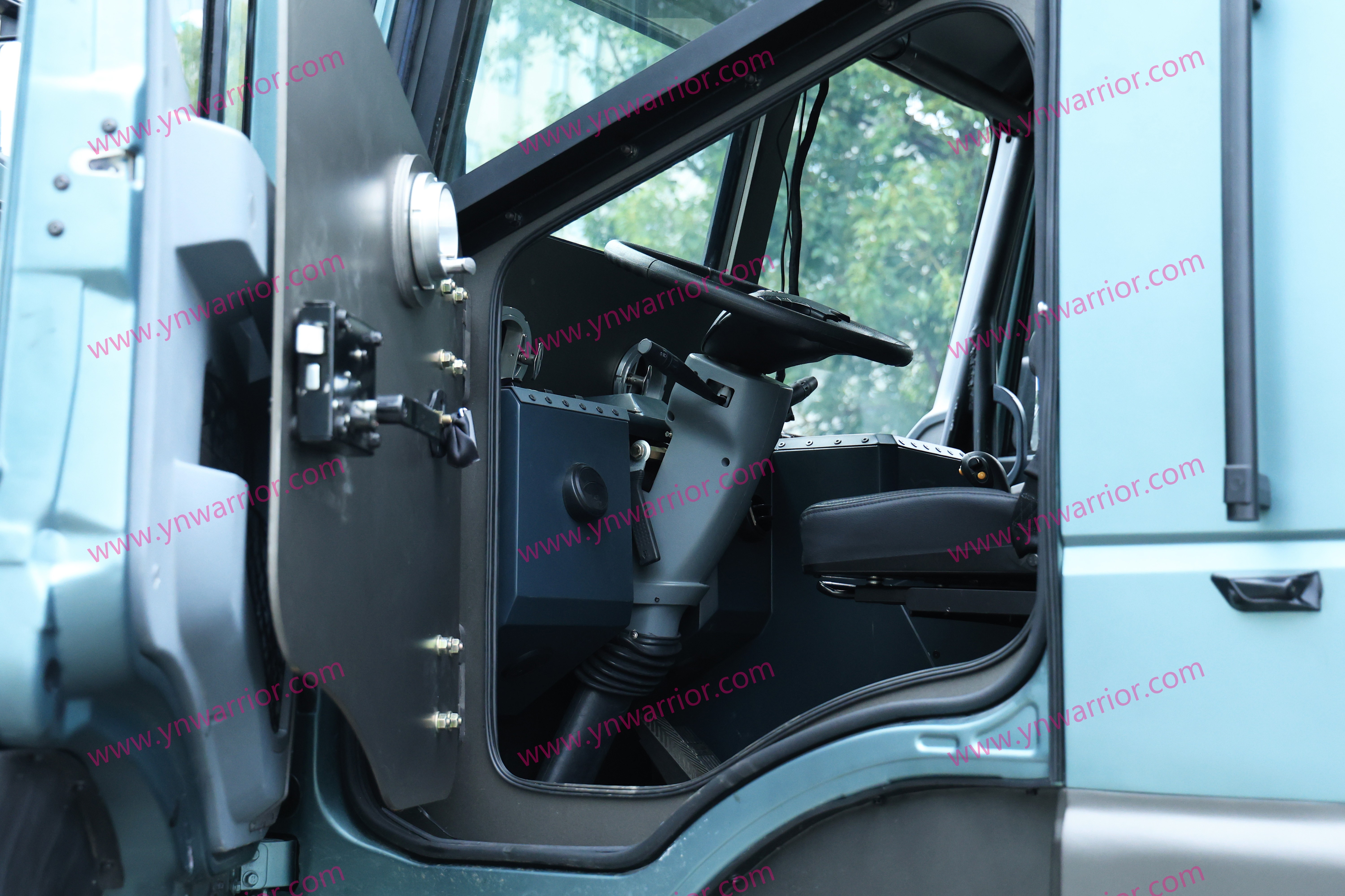 doble puerta de seguridad del vehículo blindado 