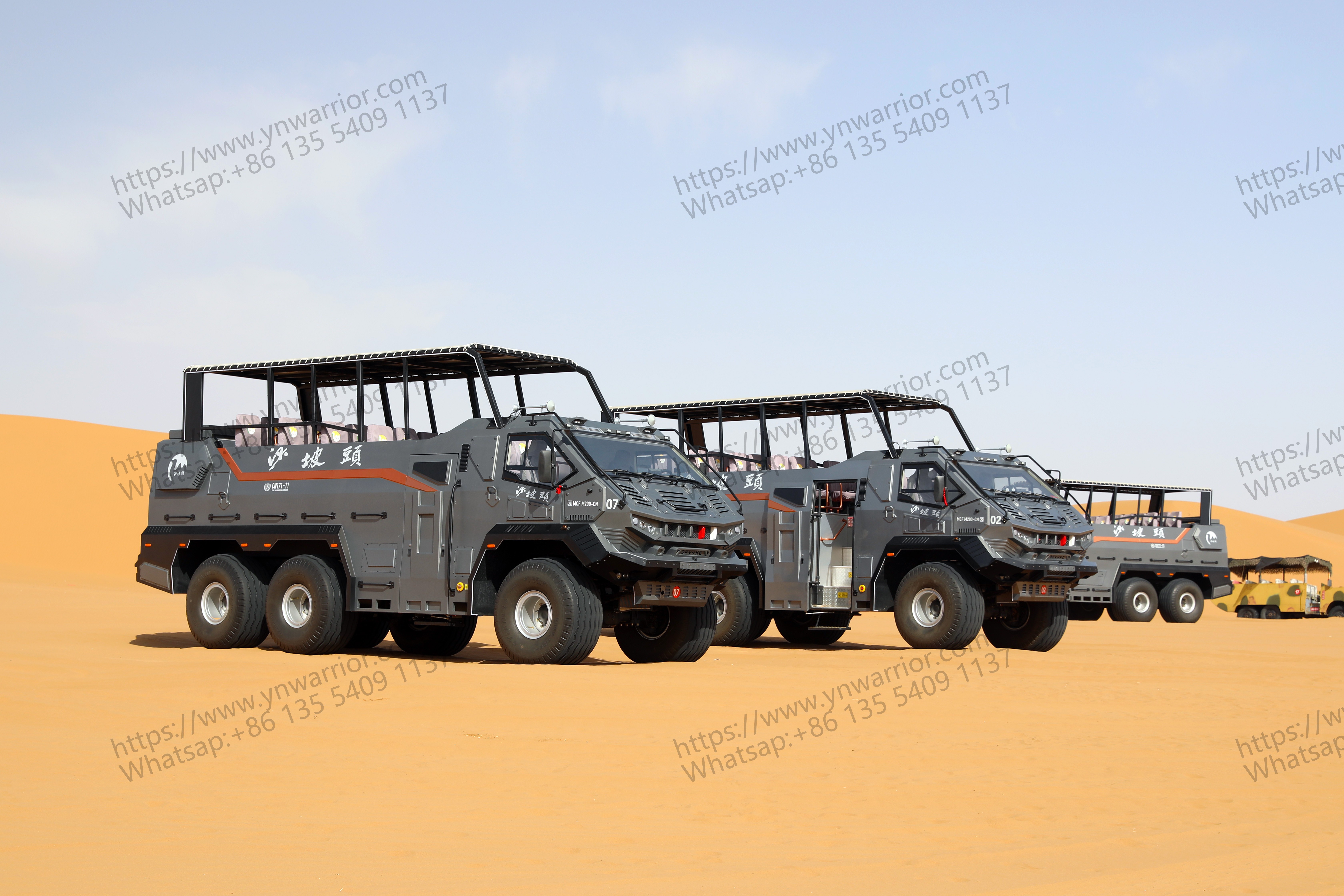 desert cruiser bus fleet very big 