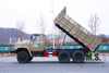 170 caballos de fuerza, 10 toneladas de peso bruto 6x6 todoterreno Dongfeng Camión volquete antiguo_Motor Cummins con inyección de combustible mecánica, neumáticos traseros dobles, precio bajo, simple y duradero_Directo del fabricante