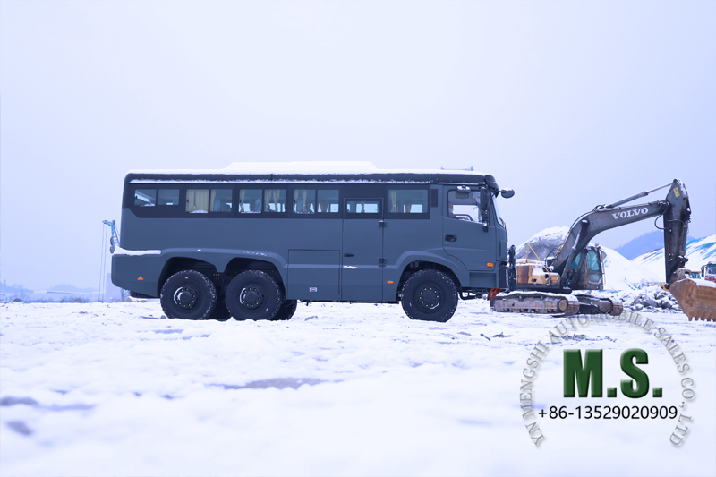 Dongfeng Autob&uacute;s todoterreno 6x6 especial para nieve Regi&oacute;n fr&iacute;a 
