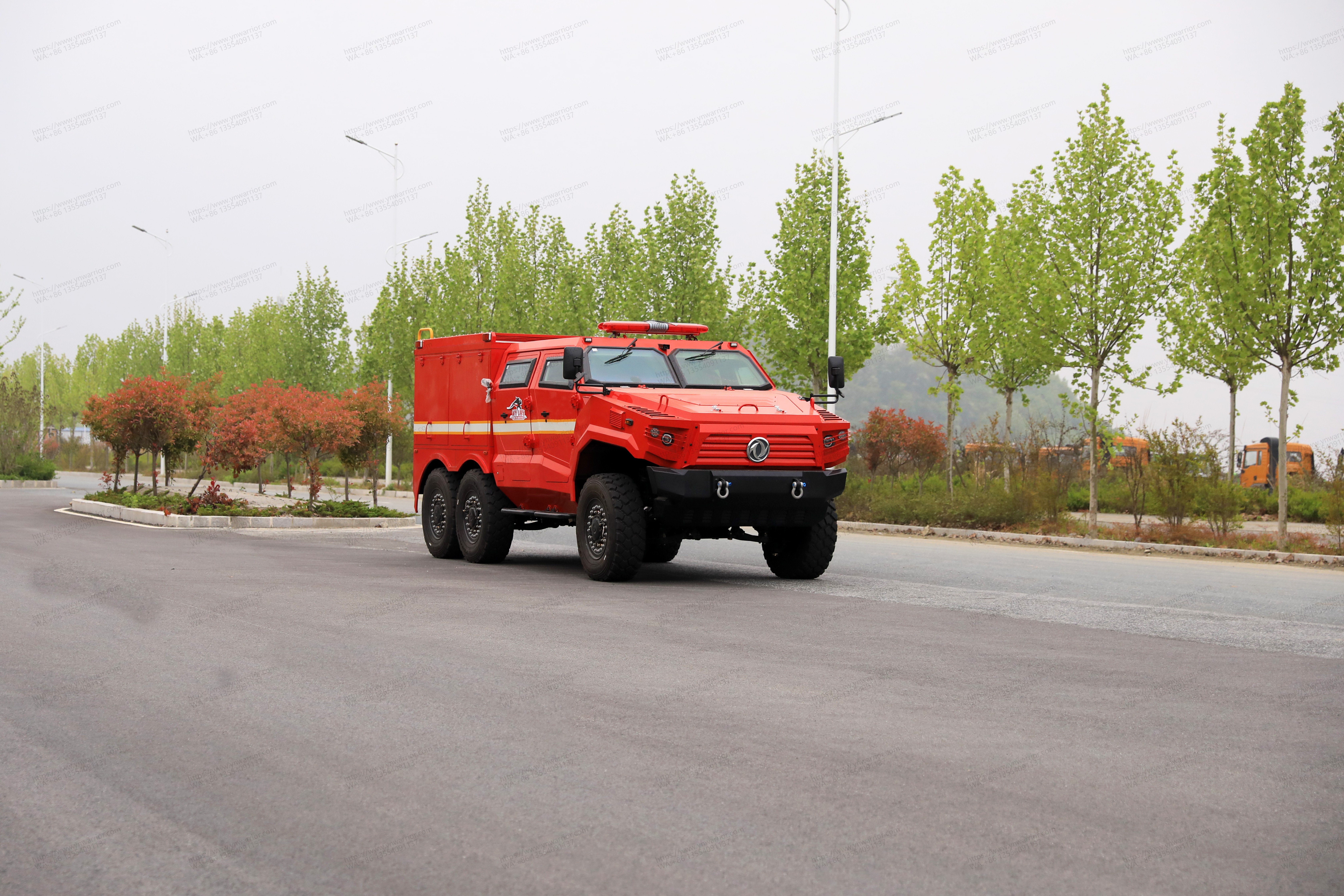 Dongfeng Mengshi 6x6 Vehículo de resucitación todoterreno 