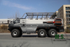 375 caballos de fuerza de 30 toneladas de peso bruto 6x6 Motor de turismo de crucero de desierto masivo Bus_cummins, transmisión helicoidal de 6 velocidades, bloqueo diferencial, reductora, desierto tyre_ fabricante directo directo