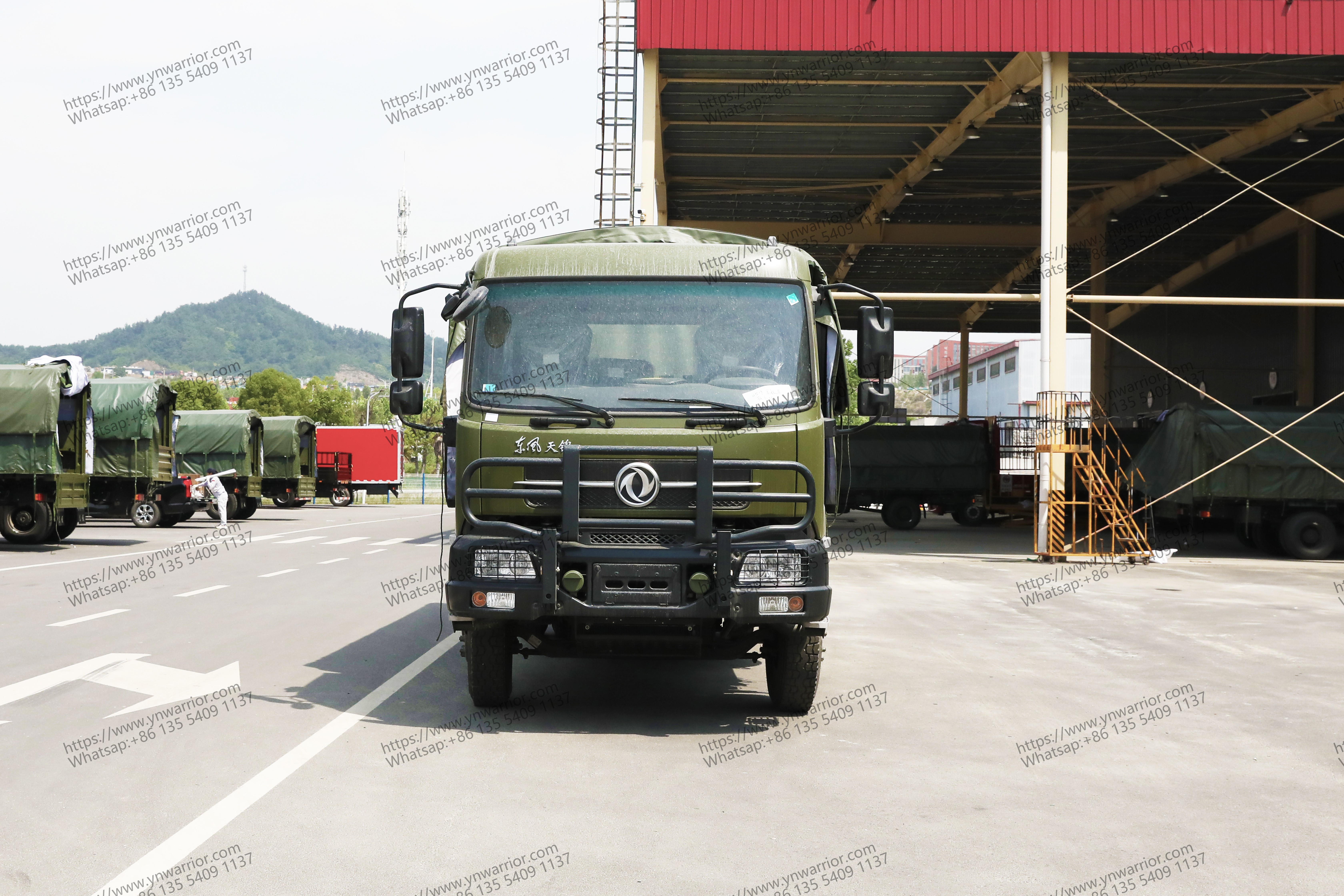Dongfeng 4x4 con lluvia 