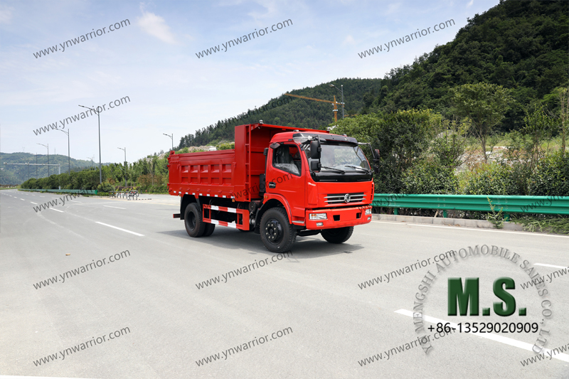 Dongfeng 4x2 camión volcado pequeño 