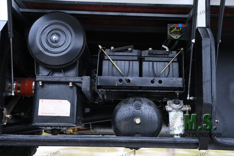 compartimento de mantenimiento y cilindro de freno neumático 