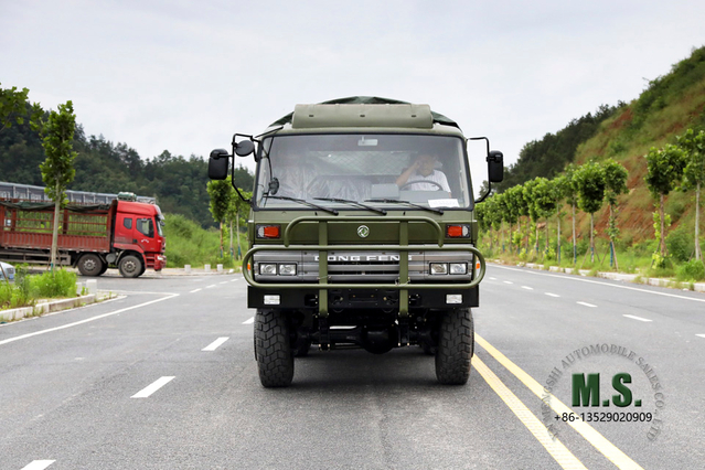 Dongfeng EQ2102N Camión todoterreno de dos filas_6*6 Tracción total 153 Transporte de tropas de mezcla alta de dos filas