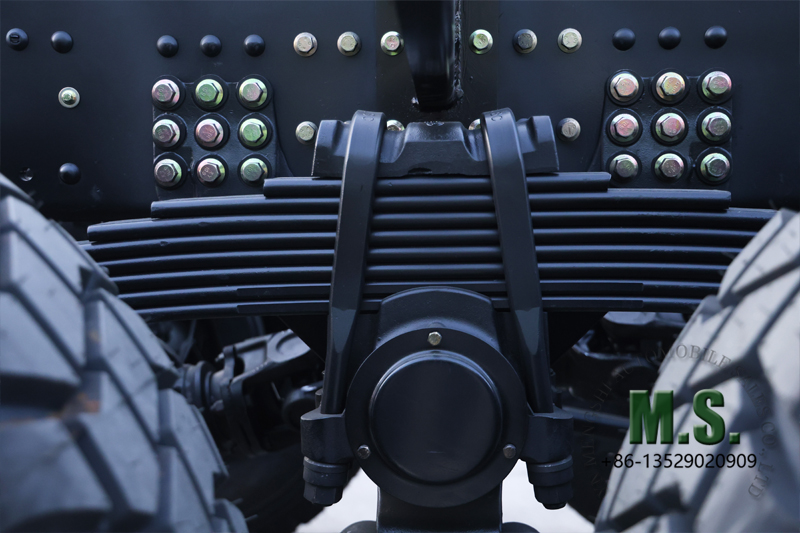 Chasis rodante 6x6 de 340 caballos de fuerza para autob&uacute;s con ballesta 