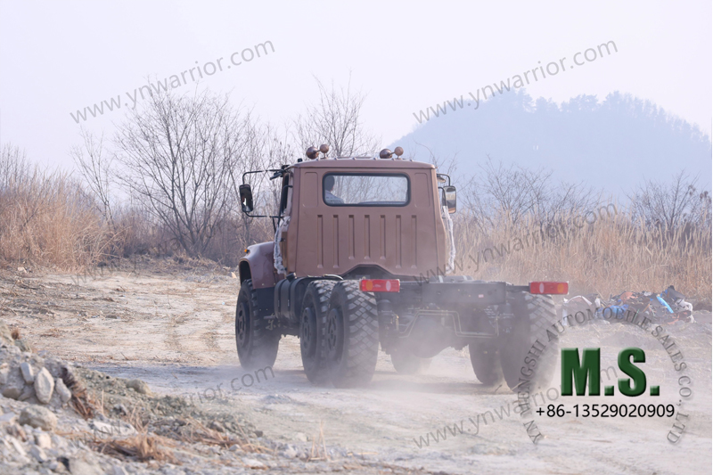 Dongfeng Prueba todoterreno de uso especial de neum&aacute;tico trasero &uacute;nico de cami&oacute;n todoterreno 6x6 de 11 toneladas 