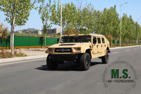 195 caballos de fuerza de 6 toneladas de peso bruto 4x4 Mengshi Fastback Design_cummins, eje portal, suspensión independiente de resorte de bobina, CTIS, alta profundidad de vadeo_manufacturador directo 