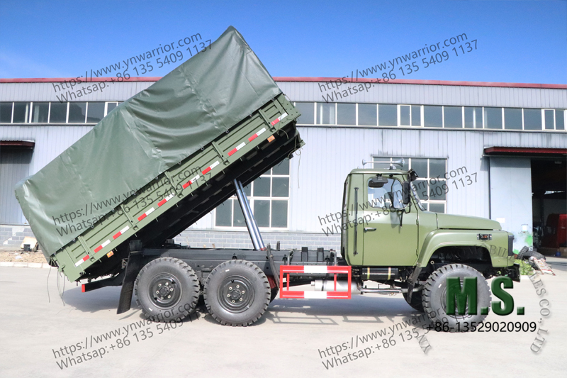 Dongfeng 6x6 camión volquete 