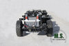 210 caballos de fuerza de 11 toneladas de peso bruto 6x6 Motor de chasis_cummins de autobús fuera de carretera 6x6, eje sólido, eje sólido, neumático único, Lock_Manufacturer directo directo