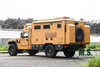 195 caballos de fuerza y ​​6 toneladas de peso bruto Modelo militar 4x4 Versión Mengshi RV_Suspensión delantera y trasera de doble horquilla, transmisión manual automática, chasis militar servido_Directo del fabricante