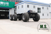 375 caballos de fuerza Peso bruto de 30 toneladas Autobús turístico Massive Desert Cruiser 6x6 Chasis rodante_Transmisión de engranajes helicoidales, bloqueo del diferencial, reductor de fricción, neumáticos para desierto_Directo del fabricante
