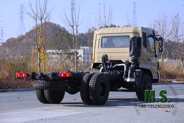 Cabina moderna de peso bruto de 210 caballos de fuerza y ​​18 toneladas Dongfeng Chasis de camión 4x2_Motor Weichai, 60% de capacidad de ascenso, rentable, servicio pesado_Directo del fabricante