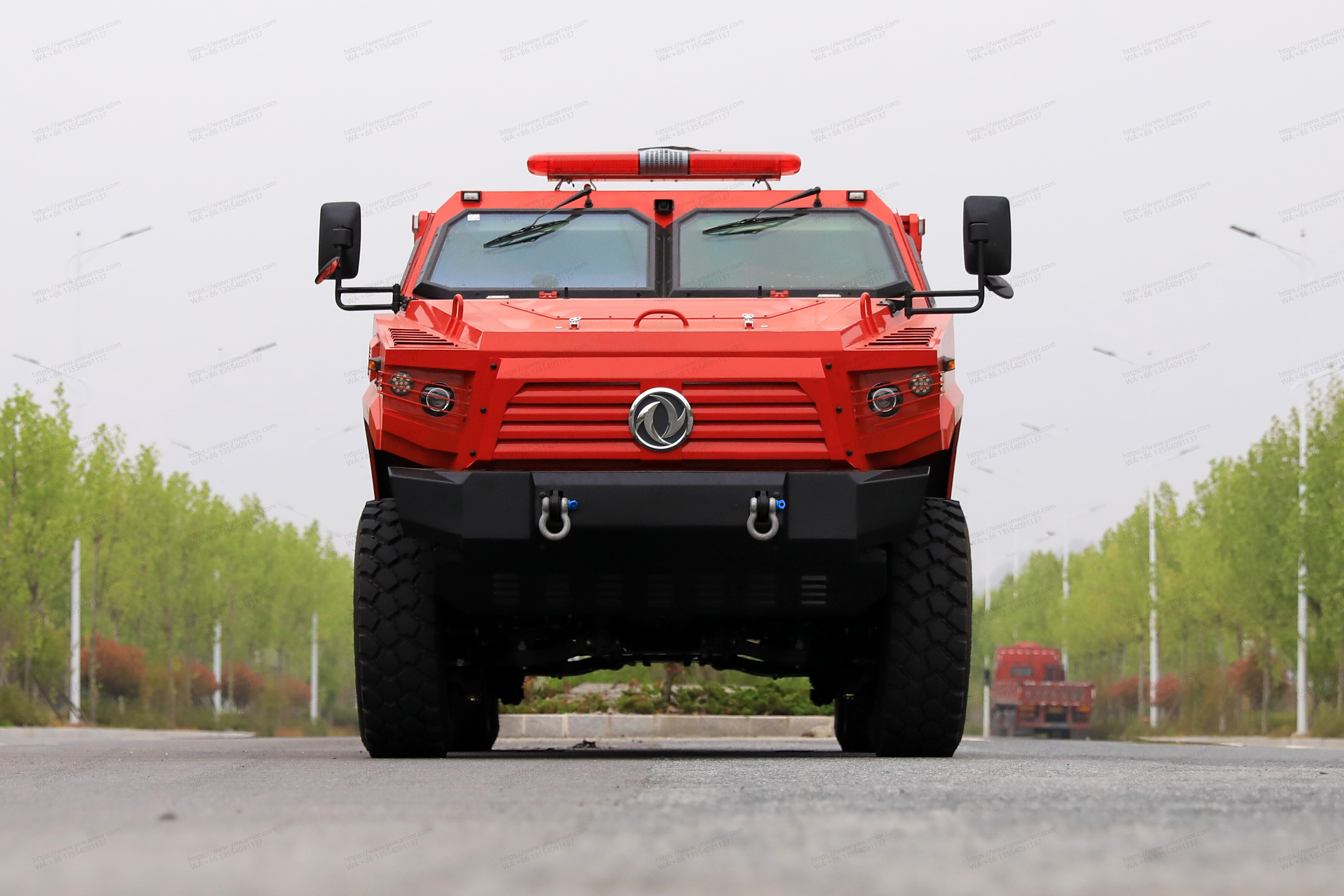 Dongfeng Mengshi 6x6 Vehículo de emergencia fuera de carretera 