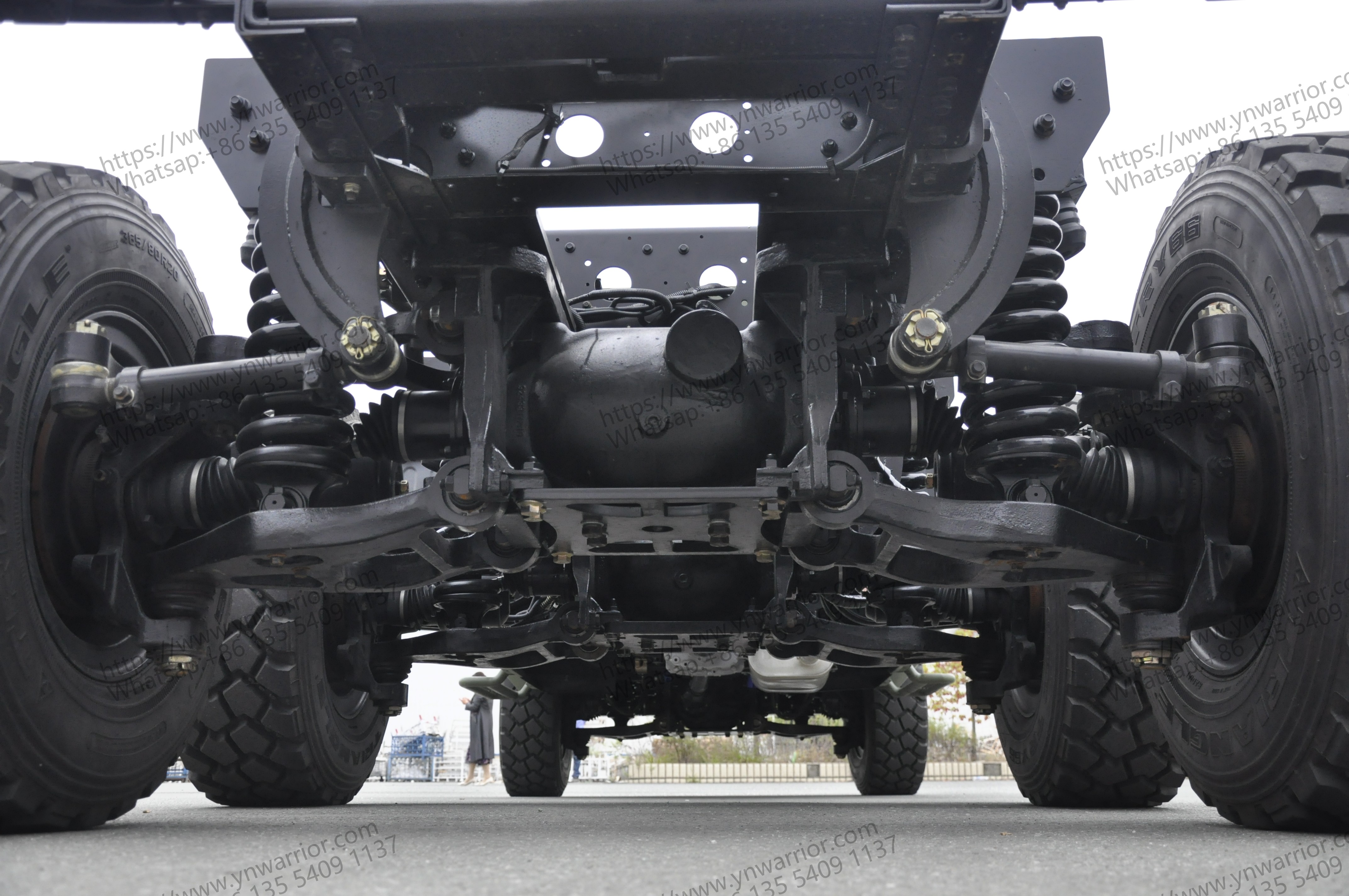 6x6 Suspensión Independiente Chasis Bottom