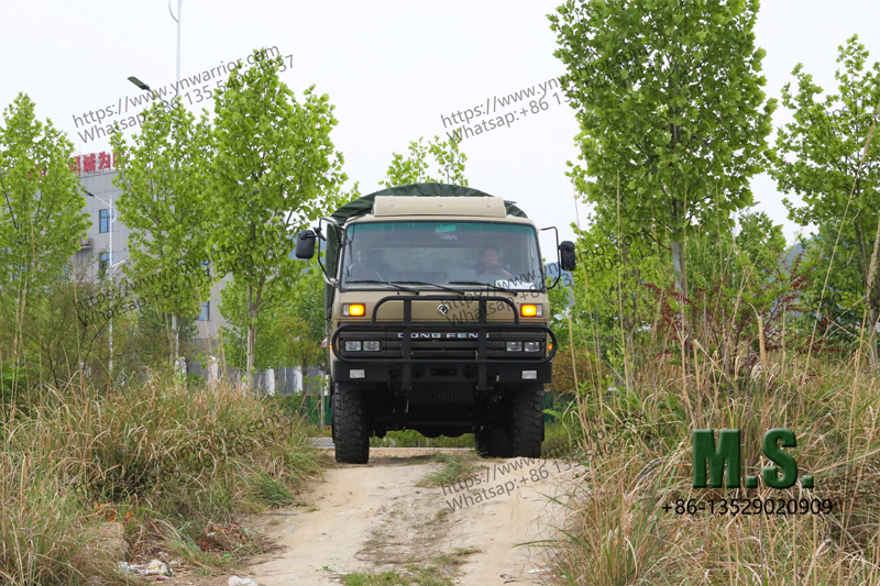 de cargamento de cargamento de camión fuera de carretera de camión 6x6 6x6 de Dongfeng 