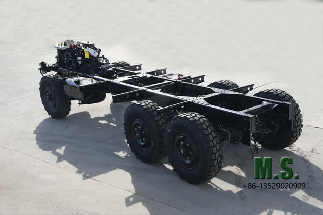 210 caballos de fuerza de 11 toneladas de peso bruto 6x6 Motor de chasis_cummins de autobús fuera de carretera 6x6, eje sólido, eje sólido, neumático único, Lock_Manufacturer directo directo