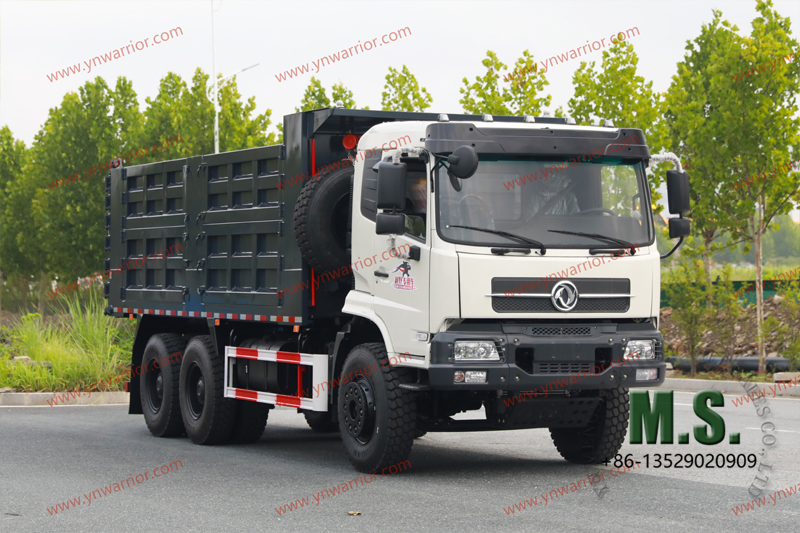 Dongfeng 340 caballos de fuerza volcados 