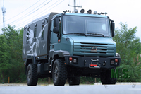 330 caballos de fuerza 12 toneladas Peso bruto 4x4 Vehículo blindado todoterreno Bus_Motor Cummins, suspensión independiente delantera de doble horquilla, versión blindada disponible, 10 asientos_Directo del fabricante