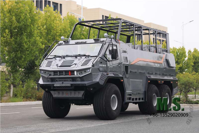 375Hp 27Asientos 4X4 Todoterreno Autobús turístico del desierto_Motor Cummins Transmisión automática 27Tons GVW Vehículo turístico Uso de viajes Autobuses Monster Soporte Personalización profunda_Fabricante directo