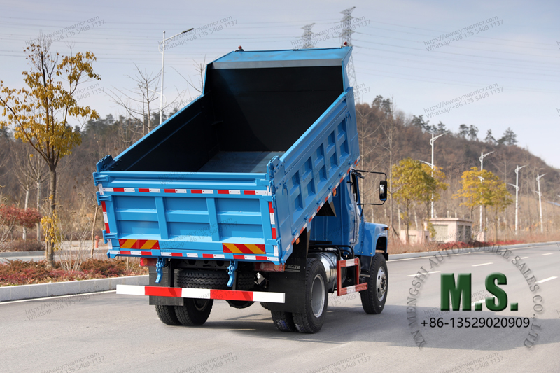 Dongfeng 4x4 camión volcado 