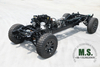 220 caballos de fuerza de 6 toneladas de peso bruto militar servido Dongfeng Mengshi Rolling Chassis_run-Flat, CTIS, transmisión automática, suspensión independiente de doble depósito doble delantero y trasero