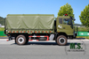 210 caballos de fuerza de 16 toneladas de peso bruto Dongfeng 4x4 Cargo Camion_cummins, nivel de emisión euro-6, puerta de rampa de elevación hidráulica, lona de lluvia, servicio pesado en servicio directo directo