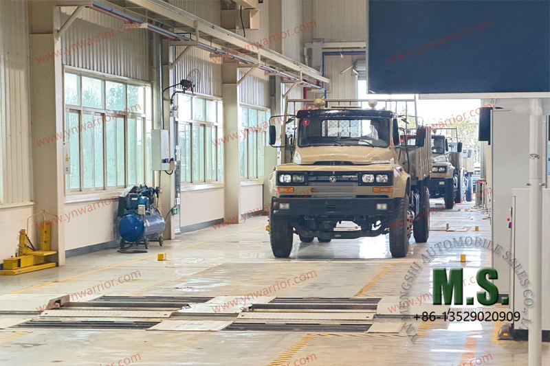 Dongfeng neumático doble trasero de camión 4x4_ última inspección 